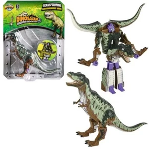 4" T-Rex Dinosaur Transforming Robot Animal Action Figure Toys Kids Gifts - Picture 1 of 5