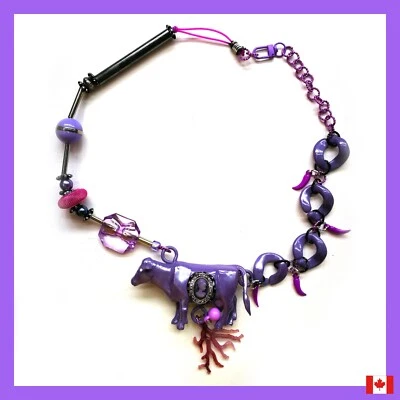 Western Cow Ox Necklace Pendant Cowgirl Animal Cowboy Jewellery Cameo Jewelry - Image 1 of 4