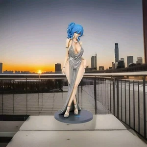 USA Seller Anime Girl St. Louis Blue Dress Pvc Model Deco Figure Doll Toy W/box  - Picture 1 of 6