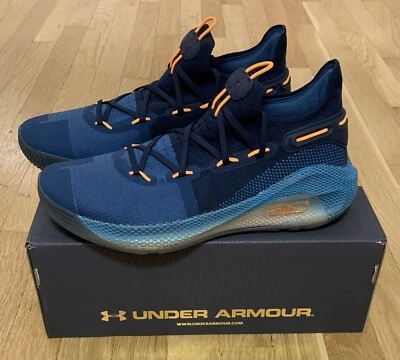 Under Armour Curry 6 SIZE 12 Underrated Basketball Shoes Sneaker Blue BRAND NEW - Image 1 of 4
