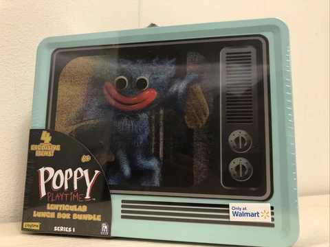 Poppy Playtime LENTICULAR LUNCH BOX Plush Figure Poster 2023 Huggy Wuggy Cover