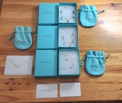 🛍️  BRAND NEW Tiffany  Peretti TEARDROP: NECKLACE,BRACELET,EARRINGS - Image 1 of 4