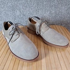 Clarkes Women's Grey Suede Shoes Griffin Lane Lace up 4.5D - Picture 1 of 8