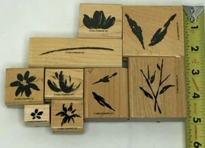 Stampin Up Set di francobolli ritirati, Watercolor Garden II, set di 9, 2002 - Foto 1 di 2