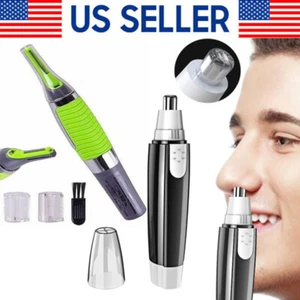 Cortapelos eléctrico nariz oreja cara cejas bigote barba afeitadora cortadora unisex - Imagen 1 de 12