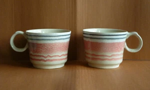 Paar Anthropolgie Tassen (rosa und blau; gebraucht) - Bild 1 von 4