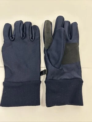 Guante de nailon extra grande para hombre agarre de goma palma azul marino SKU 1400D Foto 1 de 4