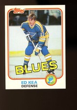 1981 Topps #118 Ed Kea St. Louis Blues Sharp Pack Fresh QTY!