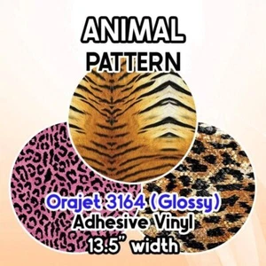 Animal / Leopard Patterned Adhesive Vinyl 13.5" ROLL **FREE SHIPPING** - Picture 1 of 74