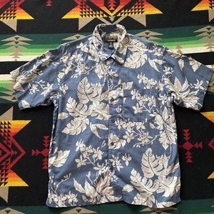 Vintage 2002 PATALOHA Patagonia Men’s Hawaiian Floral Button 52538 Shirt L - Picture 1 of 6