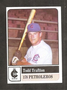 Todd Trafton 1991-92 Venezuelan Winter League Sticker #178
