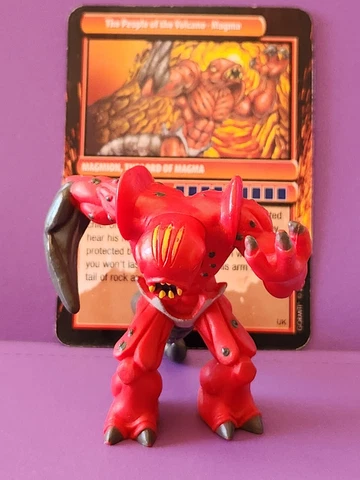 GORMITI Magmion, The Lord Of Magma 2.5" Action Figure w/ Card Playmates Cover