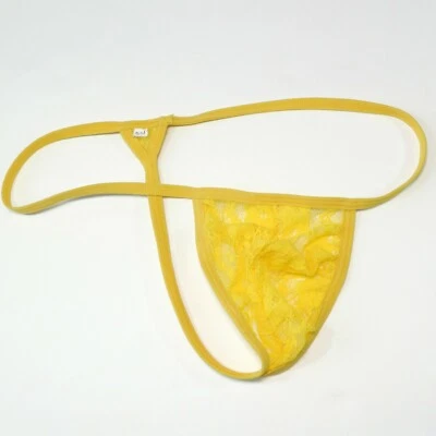 K699 K6999 мужской струнных инструментов мешок стринги треугольник назад эластичный кружева цветочный - Изображение 1 из 4