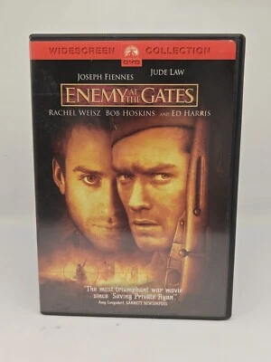 Enemy at the Gates (DVD, 2001, Widescreen) Jude Law, Joseph Fiennes, Ed Harris - Image 1 of 3