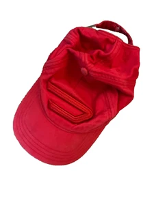 OFFERTA π BERRETTO BASEBALL RAGAZZO taglia unica DIESEL rosso LOGO D - Foto 1 di 2