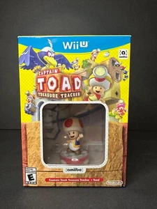Brand New: Captain Toad Treasure Tracker + Toad Amiibo - Nintendo Wii U - Sealed - Picture 1 of 5
