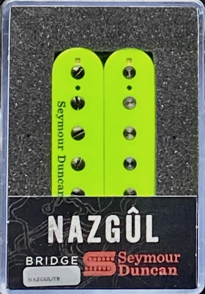 Seymour Duncan Nazgul Bridge Pickup Trembucker Spacing - Verde neon - Imagem 1 de 1