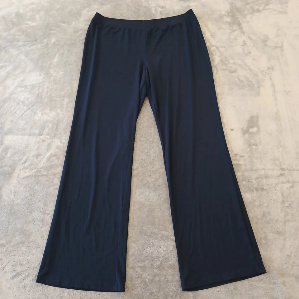 Pantalones al tobillo Attention para mujer grandes azules 34x31 tiro medio Foto 1 de 4