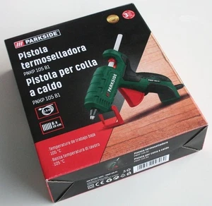 Mini Pistola per colla a caldo Parkside Cavo 1,5m con 6 Cartucce da 10Cm ⌀ 7mm - Foto 1 di 2