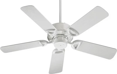 Quorum 143425-6 Estate Patio 42" 5-Blade Patio Fan in White - Image 1 of 2
