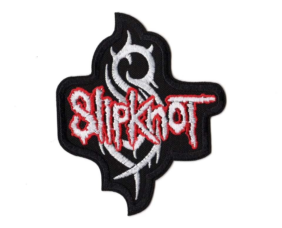 Slipknot Sew-on Patch | American Heavy Nu Alternative Groove Metal Band Logo - Image 1 of 1