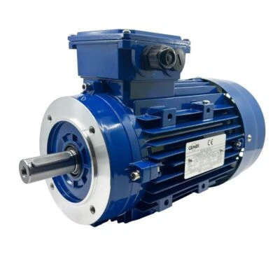 Moteur triphasé CEMER B14, 0.06 KW, 1500 TR/MIN, HA 56, 230/400V, IE1, Alu - Photo 1/4