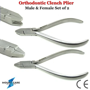 Male & Female Torquing Pliers Orthodontic Instruments Adjustment Archwire Pliers - Picture 1 of 4