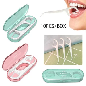 Oral Care Floss Stick Floss Storage Box Dental Floss Floss Box Sanitary Clean - Picture 1 of 9