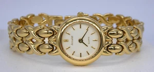 Vintage Accurist Ladies Gold Tone Quartz Dress Watch Original Box Working - Picture 1 of 16