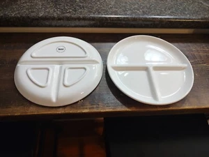 Sweese Portionskontrollteller 2er Set weiß 9" geteilt Teller  - Bild 1 von 5