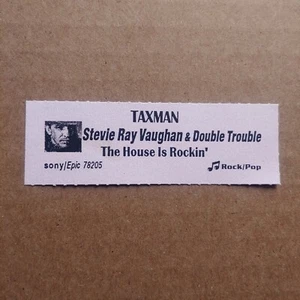 STEVIE RAY VAUGHAN Taxman JUKEBOX STRIP Record 45 rpm 7" - Picture 1 of 1