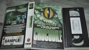 Crocodile VHS Video Big Box Timecode Sample Dealer Rental Tape TBC Cert Nu Image - Picture 1 of 1