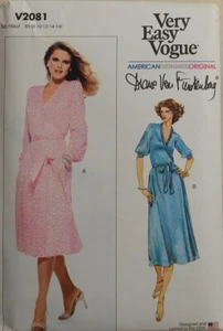 Vogue Pattern V2081 - VESTIDO ENVOLVENTE MISS - Imagen 1 de 2