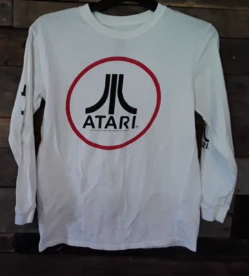 Camiseta Hombre Atari Gaming Eslogan S Mujeres Retro Vintage Tema Old School Manga Larga Foto 1 de 4
