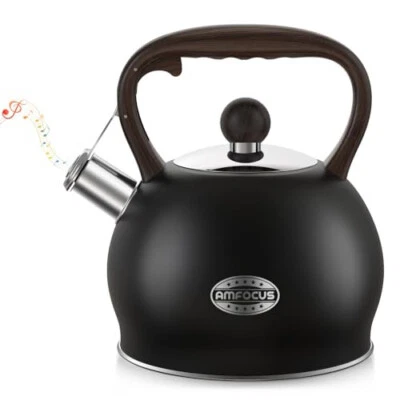 Tea Kettle Whistling Teapot for Stovetop : 2.64 Quart Food Grade Stainless Steel - Изображение 1 из 4