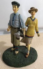 Highland Ridge Male and Female Golfer Figurine Nice Detail 5" Tall Vintage Golf
