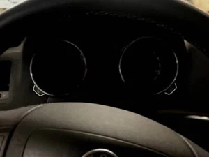 D Skoda Yeti Chrom Rahmen für Uhr/ Nullsteller - Edelstahl poliert - Bild 1 von 2
