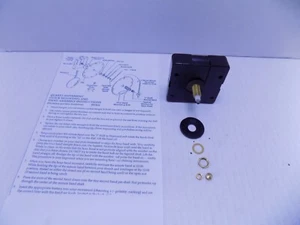 BATTERY OPERATED QUARTS CLOCK MOVEMENTS BY QUQRTEX WITH REPLACMENT HARDWARE NEW - Picture 1 of 3