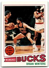 1977-78 Topps Brian Winters Milwaukee Bucks #48 Set Break - Most VG-EX+