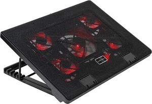 Base Di Raffreddamento 5 Ventole Pc Laptop Notebook Portatile Gaming Design - Photo 1/9