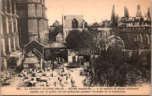 WWI France Battle Site Ruins Where 12 German Soldiers Were Killed Postcard - Picture 1 of 2