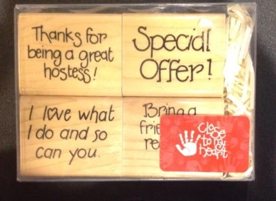 Juego de estampillas de goma cerca de mi corazón Marketing Magic S373 Foto 1 de 2