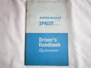 AUSTIN HEALEY SPRITE MK2[(1962] ORIGINAL DRIVERS  HANDBOOK