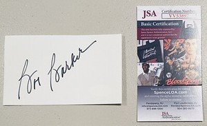 Bob Barker Signed Autographed 3x5 Card JSA Certified Price Is Right