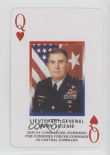2003 Limited Treasures Operation Iraqi Freedom Playing Cards John Abizaid 0in6