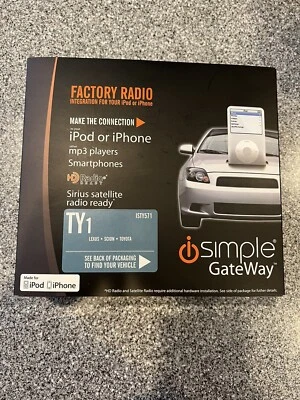 Integración de radio de fábrica iSimple ISTY571 iPod o iPhone para Lexus Scion Toyota Foto 1 de 3