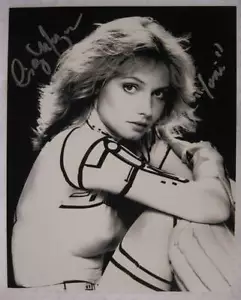 "Autógrafo CINDY MORGAN ""YORI"" Inscripción Firmada Tron 8x10 Foto A OC Certificado de Autenticidad + Holo - Imagen 1 de 1