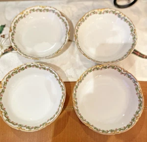 4 Haviland France Haviland Limoges Clover Dessert Bowl exc cond - Picture 1 of 3