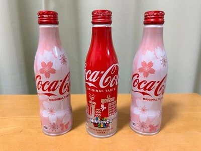 Botella Completa Coca Cola 2018 Sakura Cherry Blossom Super Nintendo World USJ Foto 1 de 4