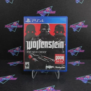 Refurbished Wolfenstein The New Order PS4 PlayStation 4 Complete - Excellent .. - Picture 1 of 7